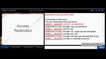 Webcam Girl Simply Naughty Fucking Her Dildo