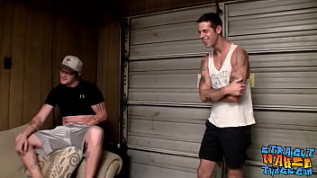 Straights Thugs Lex Lane And Cayden Priar Jerk Off Together