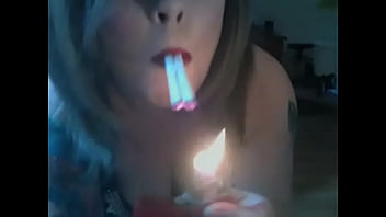 Bbw British Mistress Tina Snua Smokes 2 Filterless Cigarettes At The Same Time