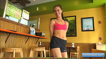Sexy Teen Amateur Anyah Goes For A Run And Take Her Panties Off In Public