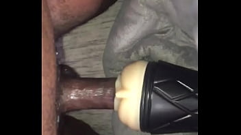 Fucking My Fleshlight - cum, black, hard, fleshlight, black-cock, pocketpussy - Video 2020661