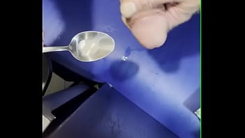 Spooning My Cum Into My Mouth Fleshlightman1000