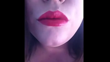 He' Lips Mad! Bbw Tina Snua Talks Dirty Wearing Red Lipstick
