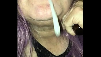 Mature Tranny With Another Oral Creampie