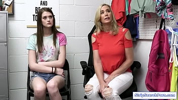 Teen And Her Stepmom Fucked By Officer