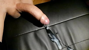 Cum Shooting In Slow Motion. Ruined. Huge Sperm Load From The Shaved Curved Dick