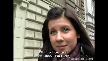 Beautiful Brunette Fucked In Public