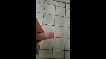 Public Masturbation In A Rest Stop Bathroom
