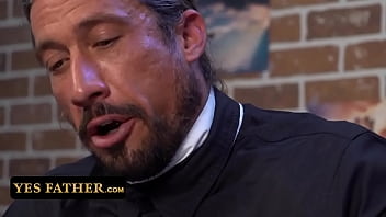 Young Boy Gets Spanked And Drilled With Glass Dildo By The Bishop For Being Naughty And Dishonorable