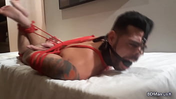 Leicy Sposito Pig Play Nosehook Tapegagged Hogtied Bondage