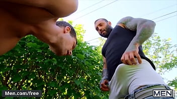 Hot Jock (benjamin Blue) Sucks (markus Kages) Big Cock Gets His Ass Drilled By It - Men