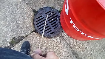 Desperate Pee Outside At Work