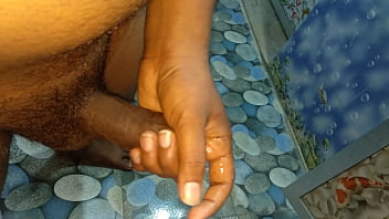 Cumshot In Bathroom So Horny Indian Guy