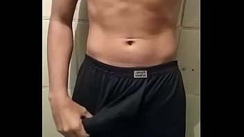 Masturbation In The Bathroom And Showing Off.