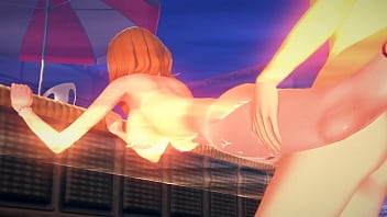 Teen With Pointy Nipples Fucked In A Swimming Pool Hentai