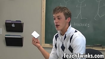 Teacher Brice Carson Submits Twink Kirk Taylor In Classroom