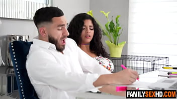 Grounded Step Sister Asks Stepbrother For Sex