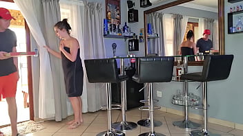 Lucky Delivery Guy Gets His Cock Sucked And Jerked Off As Payment For A Sluts Pizza | Cum Swallow