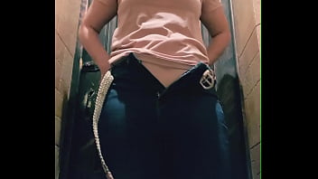 Lovely Brunette Masturbates Pussy In Public