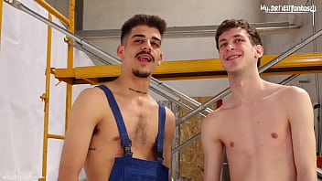 Electric Drill Machine Destroys Friends Asshole! Hardcore Twinks With Massive Dildos