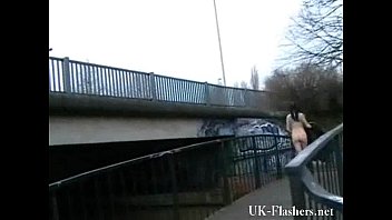 Skinny Goth Masturbating In Public For Tattooed English Amateur Flasher Thorn
