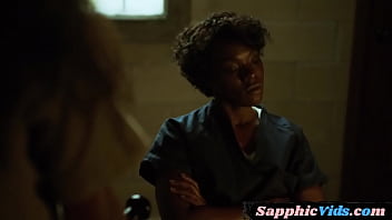 Black Lesbian Prison Guard Pussylicked And Fingered