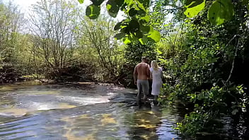 Couple Gets Caught While He Fucks Her In The Ass Outdoor 1of2