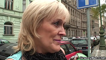 Guy Fucking 80 Years Old Prostitute From Behind