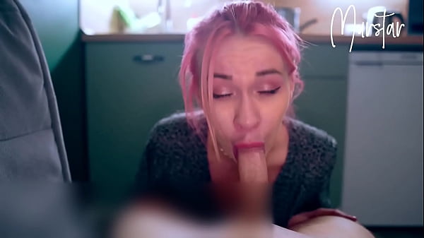 The Bitch Did Not Want To Wash The Dishes, And Had To Ask Her Stepbrother