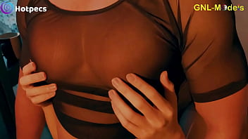 Getting His Nipples Played Under A Hot Top!