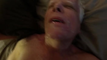 Hot Facial For Grandpa Who Loves Hot Cum On His Face