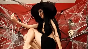 Sweet Asian In Wedge Flip Flops