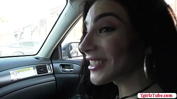 Slut Ts Hitchhiker Analed By Big Cock