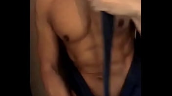 Hot Asian Model With Great Pecs Nipples Dancing!