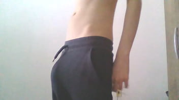 Hung Guy Trying Out Clothes For Date Night