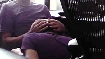 At The Office: This Skinny Assistant Seems To Enjoy The Punishment For Being Lazy At Work