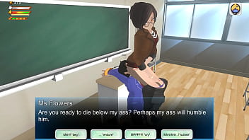 Femdom Teacher Spanks And Pisses On You In Class