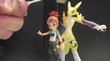 Renamon And Ruki Figures (digimon)