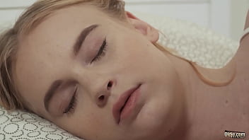 Young Blonde Begs Grandpa To Cum On Her Pretty Face