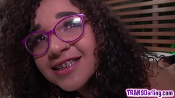 Thick Latin Trans Babe Wanking Dick In Erotic Solo Session