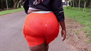 Sexy Huge Ass Walking And Shaking