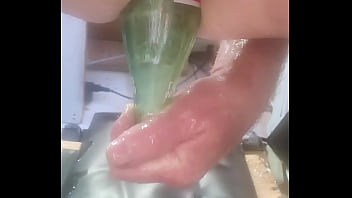 Bottle Up My Ass - solo, solo-anal-masturbation, large-object-insertion - Video 2029072