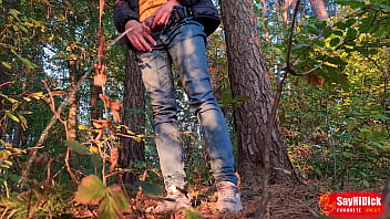 Guy Pissing With Big Balls