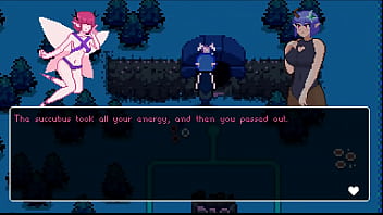 Doki Doki Tri-line [hentai Nsfw Game] Ep.2 Lovely Lesbian Succubus Not So Romantic Sex