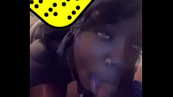 Slutty Ebony Gives Nasty Head To Bbc