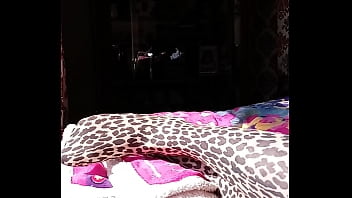 Leopard Tights Tease