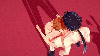 Genshin Impact Yaoi 3d - Tartaglia Lick Balls And Dogy Style With Zhongli With Creampie - Japanese Asian Manga Anime Game Porn Gay