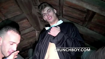 Sexy Straight Boy Muscle From Bordeaux Fucked By The Priest At The Church