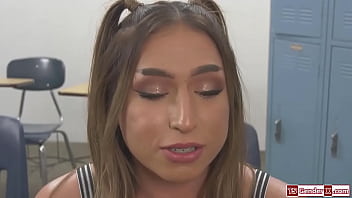 Trans Cheerleader Paradise Is Barebacked