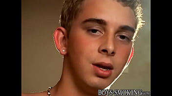 Cute Hoyt Jaeger Smokes Cigars While Jerking Off And Cumming